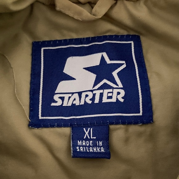 Vintage 90s Starter Notre Dame Fighting Irish Pullover Jacket XL Anorak - Picture 10 of 13